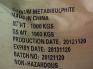 Sódio Metabisulfite do pyrosulfite do sódio do produto comestível do preservativo da pureza de SMBS Na2S2O5 97%