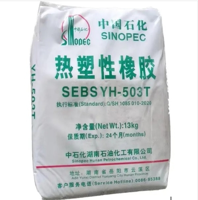 SEBS YH 503T SINOPEC Elastómero natural em pó branco termoplástico para produtos de borracha