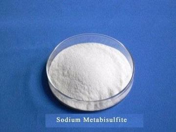Pó Na2S2O5 cristalino branco antioxidante do alimento do Pyrosulfite do sódio da pureza SMBS de 97%